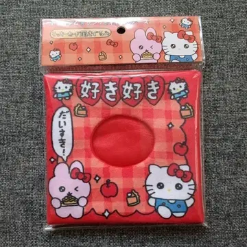 미사용 새상품 체고심 x 산리오 캐릭터즈 럭키 카드풍 키구루미