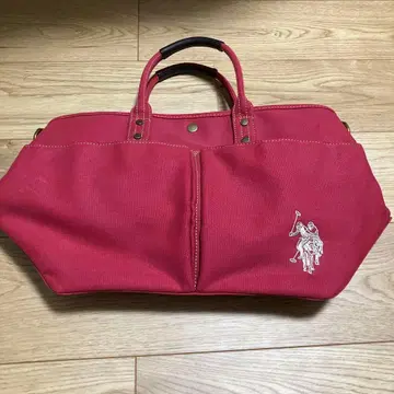 U.S. POLO ASSN. 레드 숄더백