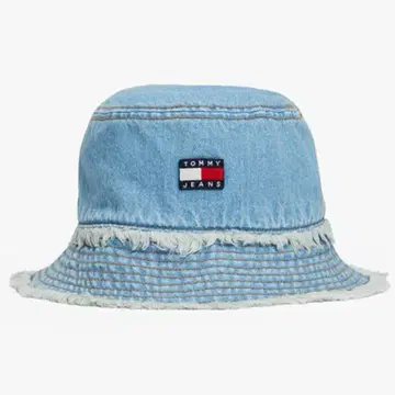 타미힐피거 데님 버킷햇 원사이즈