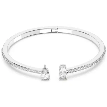 스와로브스키 Mesmera Attract 뱅글 M 사이즈 실버