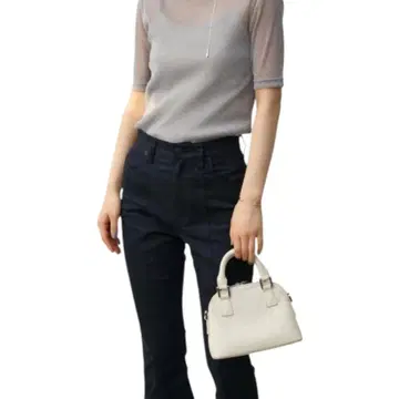 AZUL by moussy 더블 지퍼 미니 백