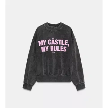 ZARA 워시드 디즈니c 스웨트 셔츠