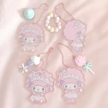 산리오 마이 스위트 피아노 시크릿 아크릴 키링