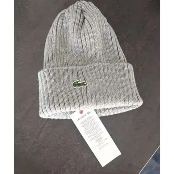 미사용 새상품 라코스테 LACOSTE 니트 모자