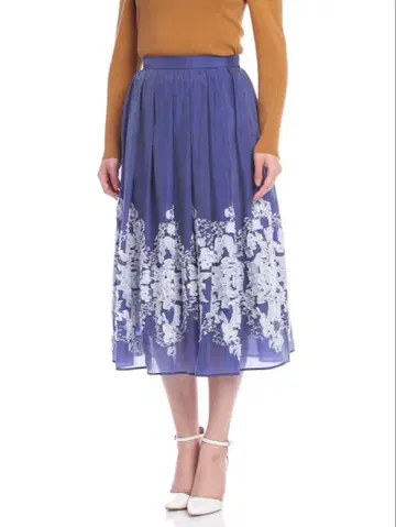 EPOCA 컷 자카드 스커트