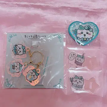 마법소녀 치이카와 (먼작귀) 하치와레 아크릴 스탠드, 배지, 참