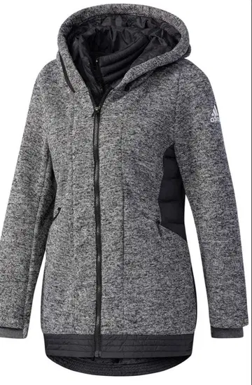 adidas NUVIC 하이브리드 패딩 자켓 니트 플리스