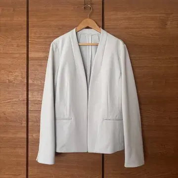 라이트 그레이 노카라 자켓