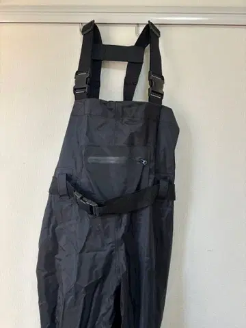 블랙 허리 하이 가슴장화.