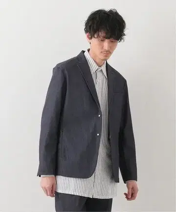 뉴발란스 MET24 데님 싱글 재킷 S