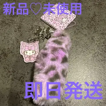 [택 포함 새상품] 산리오 갸루 고양이 쿠로미 스트랩