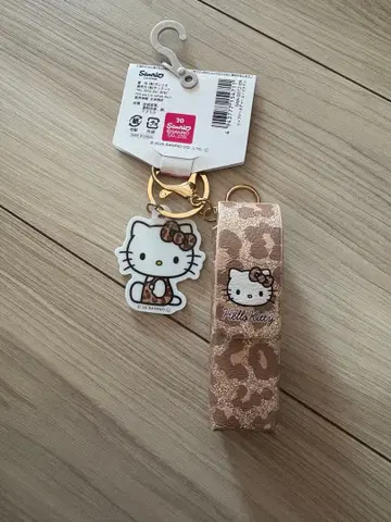 헬로키티 레오파드 무늬 립 케이스