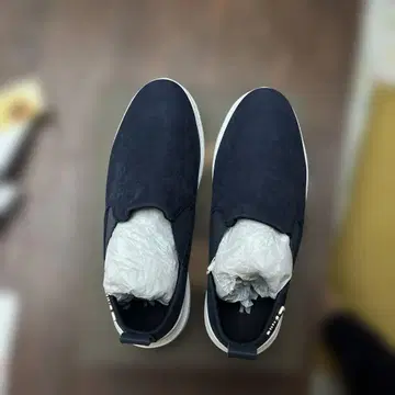 moz 슬립온 스웨이드풍 네이비