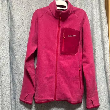 mont-bell 플리스 자켓 핑크