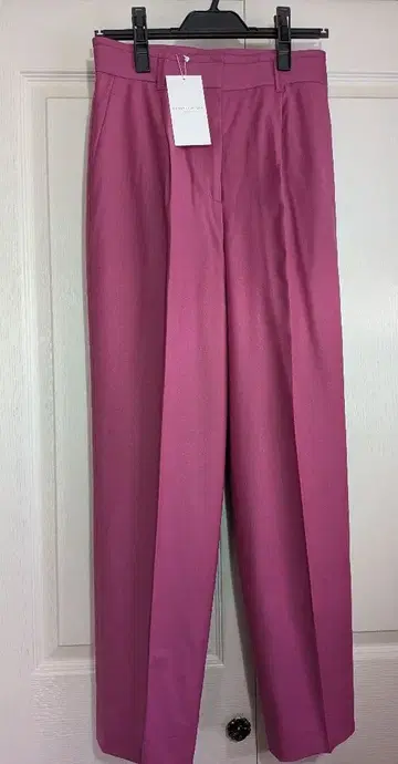 Tomorrowland 핑크 스트레이트 팬츠