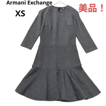 새상품급! Armani Exchange 그레이 핏&플레어 원피스 XS