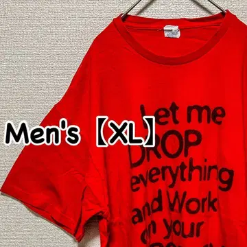 HC91 [ 미국 수입 ] 반팔 T셔츠 [ 남성용 XL ] 레드