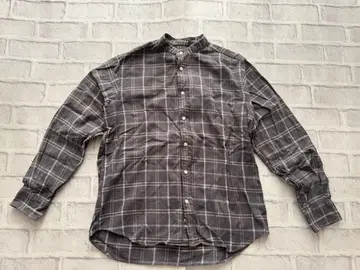 인디비주얼라이즈드 셔츠 밴드 카라 플란넬 셔츠 15-32