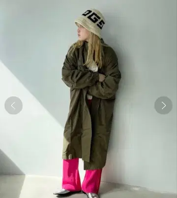 SANSeLF / 코튼 트윌 롱 모즈 코트