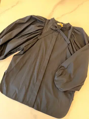 yori 빅 퍼프 슬리브 블라우스 셔츠