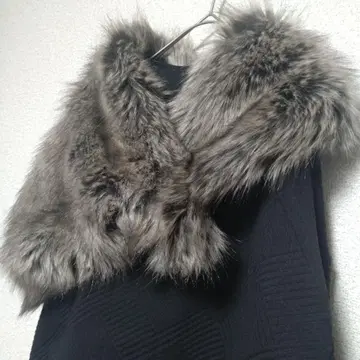 헬렌 무어 페이크퍼 머플러 티펫 영국제