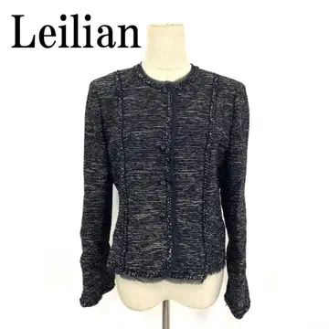 LA8684 레리안 노카라 자켓 블랙 울 레이온 11