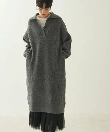 니트 롱 원피스