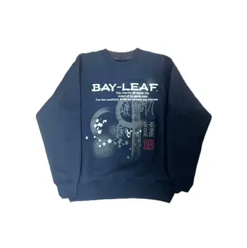 90s BAY-LEAF Graphic Print Sweatshirt