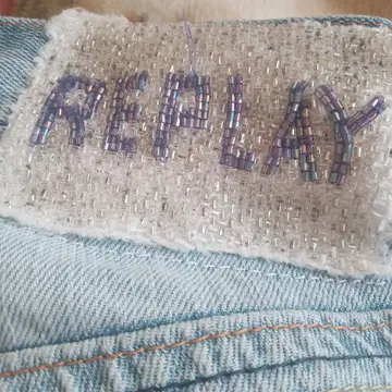 REPLAY 비즈 자수 데님 27/34