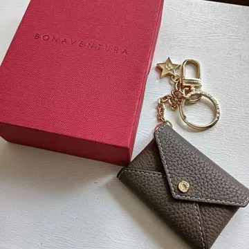 BONAVENTURA 스타 체인 키링 슈링크 가죽 참