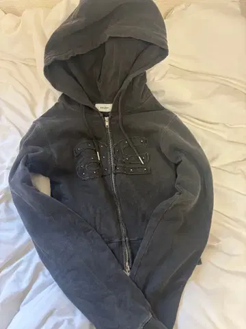 ACLENT 피그먼트 컴팩트 지퍼 후디