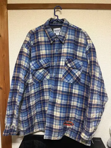 90s 빈티지 Vicious 체크 무늬 플란넬 셔츠 / 스노우보드웨어