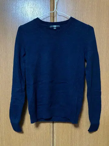 유니클로 여성용 캐시미어 100% 스웨터 니트 크루넥