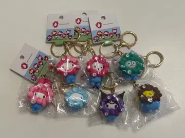 산리오 미야쿠미야쿠 키링 (파스텔) 7종 컴플리트 세트