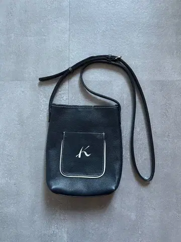 Kitamura 숄더백 K 마크 K 로고