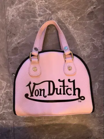 레어 Von Dutch 핑크 핸드백