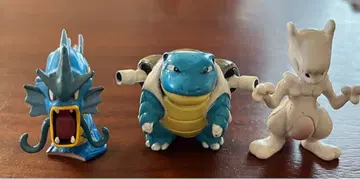 초기 포켓몬 피규어 3체 세트 갸라도스 거북왕 뮤