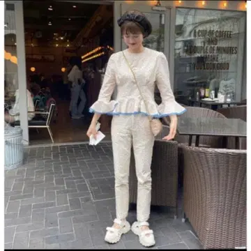 bibiy CERISE CREAM PANTS 팬츠