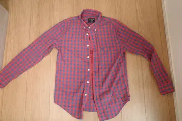 Abercrombie & Fitch 빨간색과 파란색 체크 셔츠 XS