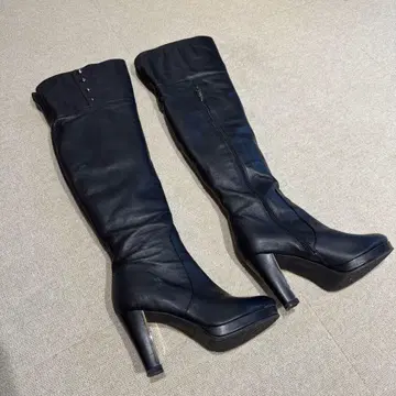 천연 가죽 부츠 롱 부츠 천연 가죽 부츠