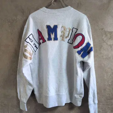 00s 챔피온 리버스 위브 레인보우 로고 그레이