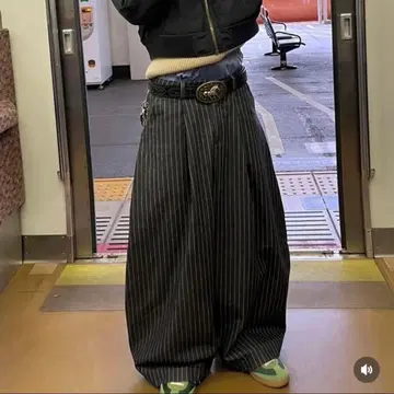 push push PP STRIPES PANTS S