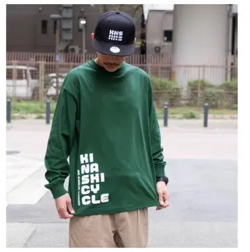 KINSHI CYCLE 롱T 그린 2XL