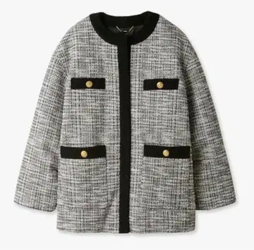 CELFORD 루프 트리밍 코트 36 사이즈