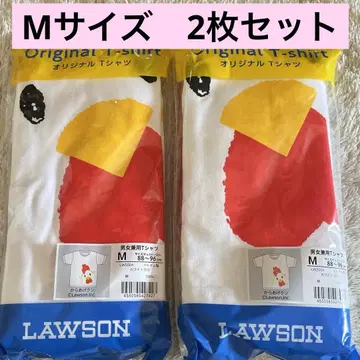 LAWSON 한정판 오리지널 T셔츠 카라아게군 M 사이즈 2장 세트
