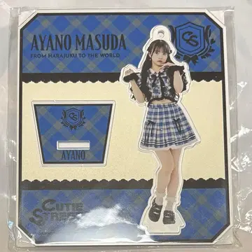 CUTIE STREET 마스다 아야노 체크 무늬 의상 아크릴 스탠드