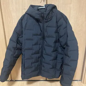 유니클로/UNIQLO 퍼프 테크 후드티 다운 자켓 [ S ] 블랙