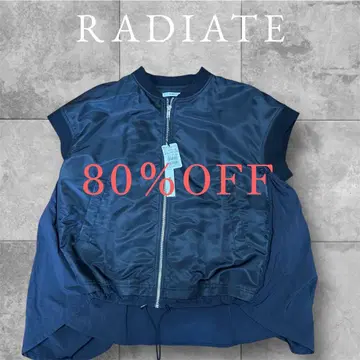 [미사용 새상품] RADIATE 블랙 베스트 자켓
