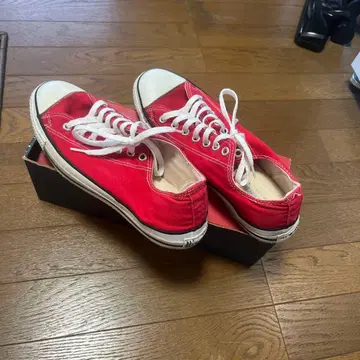 CONVERSE ALL STAR 레드 스니커즈 made in usa