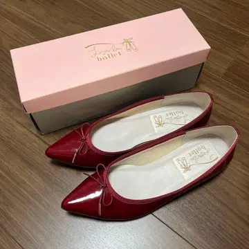 라우나레아 발레 슈즈 빨간색